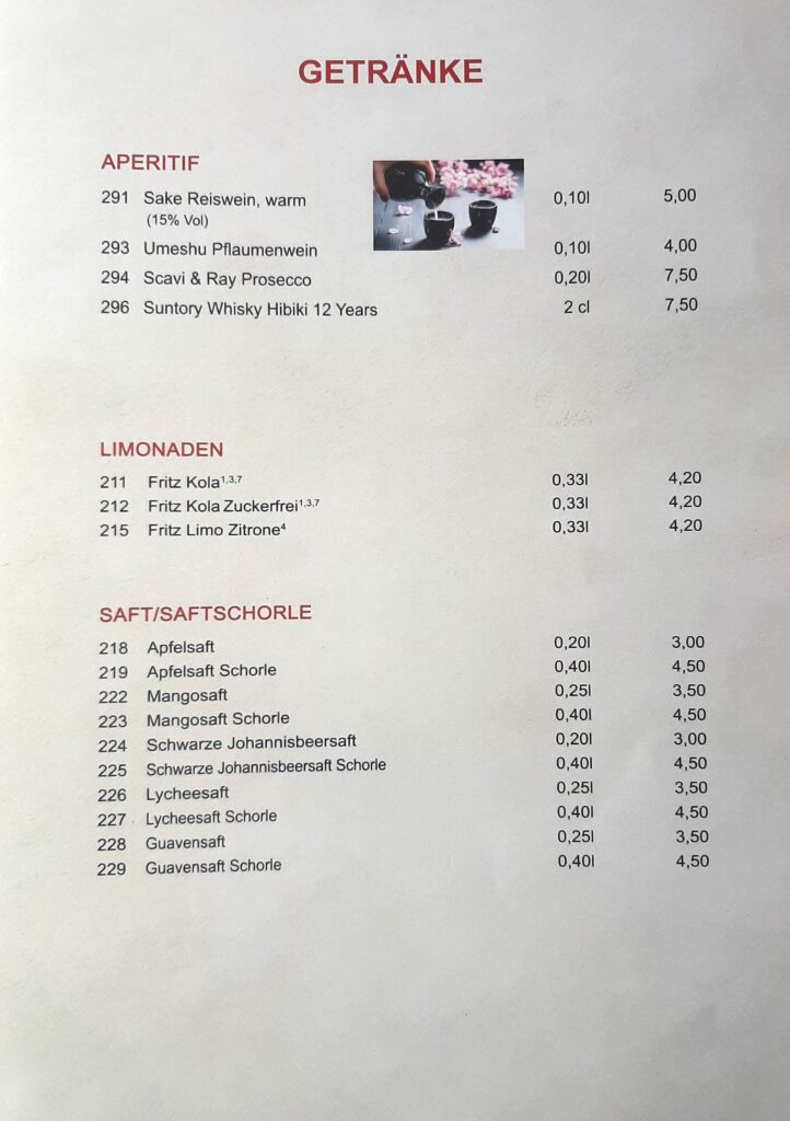 Konoha Fürth Speisekarte 10